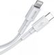 Kabel USB Baseus Kabel USB-C do Lightning Baseus BMX Mini White, MFi, Power Delivery, 18W, 1,8m (biały) 2