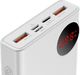 Powerbank Baseus Powerbank 20000mAh z wyświetlaczem Baseus Mulight 2x USB, QC 3.0, PD, 45W (biały) 2