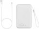 Powerbank Baseus Powerbank Baseus Mini S z ładowaniem indukcyjnym, 10000mAh, 18W, USB (biały) 10