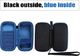 co2CREA co2CREA twardy futerał do profesjonalnego dalmierza laserowego Bosch GLM 40 / GLM 50 C / GLM165-10 / Bosch Blaze Pro GLM165-40 (tylko etui) (czarny / niebieski) 3