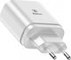 Ładowarka Baseus Ładowarka sieciowa z wyświetlaczem Baseus Mirror Travel 3x USB - biała 7