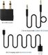 Kabel USB Srhythm Zestaw 3 wymiennych słuchawek, kabel audio 3,5 mm / kabel mikro / adapter samolotu, kompatybilny ze Srhythm NC25 / NC75 Pro 2