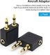 Kabel USB Srhythm Zestaw 3 wymiennych słuchawek, kabel audio 3,5 mm / kabel mikro / adapter samolotu, kompatybilny ze Srhythm NC25 / NC75 Pro 3
