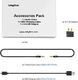 Kabel USB Srhythm Zestaw 3 wymiennych słuchawek, kabel audio 3,5 mm / kabel mikro / adapter samolotu, kompatybilny ze Srhythm NC25 / NC75 Pro 4