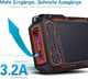 Powerbank POWERADD POWERADD Apollo 26800 mAh Podwójna przenośna ładowarka słoneczna USB, bank energii słonecznej z 2 wejściami, podwójne światło LED, zapalniczka na imprezy i zajęcia na świeżym powietrzu 4