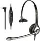 Słuchawki Wantek Zestaw słuchawkowy do telefonu mono z mikrofonem , zestaw słuchawkowy do telefonu stacjonarnego WANTEK do telefonu Gigaset C430 C610 S850 Panasonic Cisco DECT telefony domowe (600J25) 1