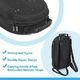 JSVER JSVER Case na Oculus Rift S, PC-Powered VR Gaming Headset Case for Oculus Rift S Eva Hart Przenośna torba podróżna na pilota ze zdejmowanym paskiem na ramię 2