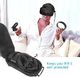 JSVER JSVER Case na Oculus Rift S, PC-Powered VR Gaming Headset Case for Oculus Rift S Eva Hart Przenośna torba podróżna na pilota ze zdejmowanym paskiem na ramię 6