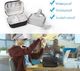 JSVER JSVER Case na Oculus Go, pokrowiec na zestaw słuchawkowy 3D VR Virtual Reality do kontrolera bezprzewodowego Oculus Go Gamepad Bluetooth do gier pilot Eva Hart Etui podróżne 6