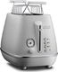 Toster DeLonghi DeLonghi Toster Distinta Moments CTIN2103.W - Toster z 2 komorami i pokrywką, stal nierdzewna w stylowym matowym metalicznym wykończeniu z chromowanymi detalami, biały 2