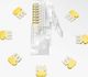 Ugreen Ugreen 10x wtyk wtyczka złączka końcówka RJ45 8P8C Cat 6 przezroczysty (50961) 10