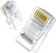 Ugreen Ugreen 10x wtyk wtyczka złączka końcówka RJ45 8P8C Cat 6 przezroczysty (50961) 24
