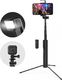 Selfie stick Blitzwolf BlitzWolf BW-BS8 Selfie stick statyw 3w1 z lampą doświetlającą 1