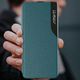 Hurtel Eco Leather View Case elegancki futerał etui z klapką i funkcją podstawki Huawei Y5p czerwony uniwersalny 10