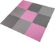 One Fitness Mata ochronna MP10 180 cm x 180 cm x 1 cm wielokolorowa 1