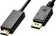 Kabel Aptel DisplayPort - HDMI 1.8m czarny (4297-uniw) 1