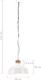 Lampa wisząca vidaXL Industrialna lampa wisząca, 58 cm, biała, E27 8