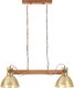 Lampa wisząca vidaXL Industrialna lampa wisząca, 25 W, mosiężna, 109 cm, E27 5