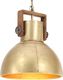 Lampa wisząca vidaXL Industrialna lampa wisząca, 25 W, mosiężna, okrągła, 40 cm, E27 1