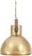 Lampa wisząca vidaXL Industrialna lampa wisząca, 25 W, mosiężna, okrągła, 40 cm, E27 7
