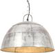 Lampa wisząca vidaXL Industrialna lampa wisząca, 25 W, srebrna, okrągła, 41 cm, E27 1