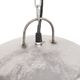 Lampa wisząca vidaXL Industrialna lampa wisząca, 25 W, srebrna, okrągła, 41 cm, E27 6