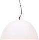 Lampa wisząca vidaXL Industrialna lampa wisząca, 25 W, biała, okrągła, 41 cm, E27 1