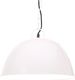 Lampa wisząca vidaXL Industrialna lampa wisząca, 25 W, biała, okrągła, 41 cm, E27 3