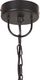 Lampa wisząca vidaXL Industrialna lampa wisząca, 25 W, kolorowa, okrągła, 31 cm, E27 4