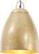 Lampa wisząca vidaXL Industrialna lampa wisząca, 25 W, mosiężna, okrągła, 32 cm, E27 1