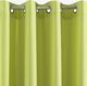 Eurofirany Zasłona gotowa EVITA z gładkiej tkaniny limonka 140X250cm, Przelotki 4