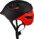 Spokey Dziecięcy kask rowerowy CHERUB czarny/czerwony r. 44-48 cm (927783) 2