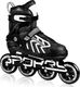 Rolki Spokey Khan rekreacyjne regulowane czarne r. 31-34 1