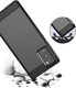 Hurtel Carbon Case elastyczne etui pokrowiec Samsung Galaxy Note 20 niebieski 3