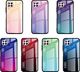 Hurtel Gradient Glass etui pokrowiec nakładka ze szkła hartowanego Huawei P40 Lite / Nova 7i / Nova 6 SE czarno-niebieski 11