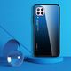 Hurtel Gradient Glass etui pokrowiec nakładka ze szkła hartowanego Huawei P40 Lite / Nova 7i / Nova 6 SE czarno-niebieski 3