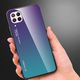 Hurtel Gradient Glass etui pokrowiec nakładka ze szkła hartowanego Huawei P40 Lite / Nova 7i / Nova 6 SE czarno-niebieski 7