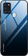 Hurtel Gradient Glass etui pokrowiec nakładka ze szkła hartowanego Samsung Galaxy A21S czarno-niebieski uniwersalny 1