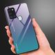 Hurtel Gradient Glass etui pokrowiec nakładka ze szkła hartowanego Samsung Galaxy A21S czarno-niebieski uniwersalny 8