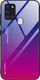 Hurtel Gradient Glass etui pokrowiec nakładka ze szkła hartowanego Samsung Galaxy A21S różowo-fioletowy uniwersalny 1