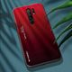 Hurtel Gradient Glass etui pokrowiec nakładka ze szkła hartowanego Xiaomi Redmi 9 czarno-czerwony 3