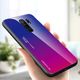 Hurtel Gradient Glass etui pokrowiec nakładka ze szkła hartowanego Xiaomi Redmi 9 różowo-fioletowy 3