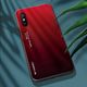 Hurtel Gradient Glass etui pokrowiec nakładka ze szkła hartowanego Xiaomi Redmi 9A czarno-czerwony 3