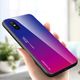Hurtel Gradient Glass etui pokrowiec nakładka ze szkła hartowanego Xiaomi Redmi 9A różowo-fioletowy 2