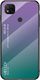 Hurtel Gradient Glass etui pokrowiec nakładka ze szkła hartowanego Xiaomi Redmi 9C zielono-fioletowy uniwersalny (62505-uniw) - 62505-uniw 1