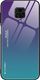 Hurtel Gradient Glass etui pokrowiec nakładka ze szkła hartowanego Xiaomi Redmi Note 9 Pro / Redmi Note 9S zielono-fioletowy uniwersalny (60554-uniw) - 60554-uniw 1