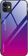Hurtel Gradient Glass etui pokrowiec nakładka ze szkła hartowanego iPhone 12 6,1'' różowo-fioletowy 1