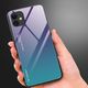 Hurtel Gradient Glass etui pokrowiec nakładka ze szkła hartowanego iPhone 12 6,1'' zielono-fioletowy 3