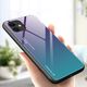 Hurtel Gradient Glass etui pokrowiec nakładka ze szkła hartowanego iPhone 12 6,1'' zielono-fioletowy 4
