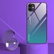 Hurtel Gradient Glass etui pokrowiec nakładka ze szkła hartowanego iPhone 12 6,1'' zielono-fioletowy 5